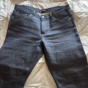 Men's Dark Denim Straight Jeans